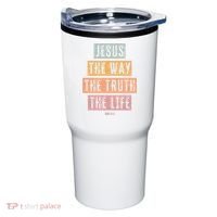Christian Jesus The Way Truth Life Tumbler thumb 0