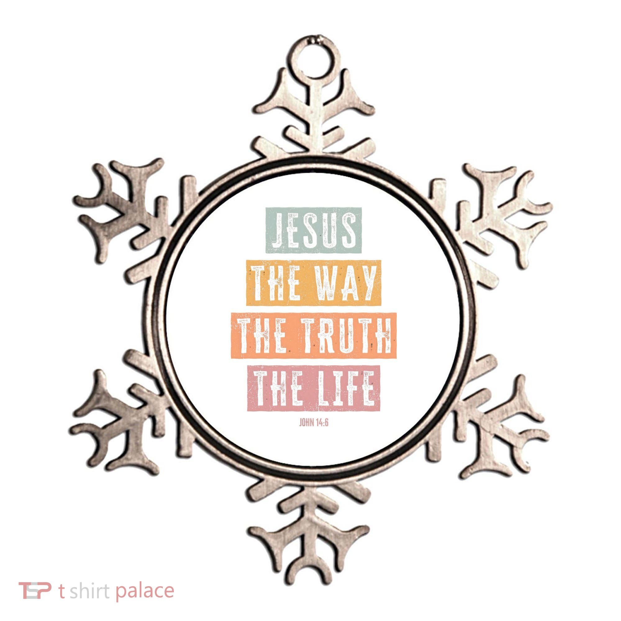 Christian Jesus The Way Truth Life Ornament