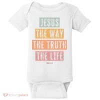 Christian Jesus The Way Truth Life Baby Bodysuit thumb 0
