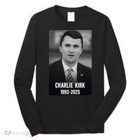 Charlie Kirk 1993-2025 Photograph Long Sleeve Shirt thumb 0