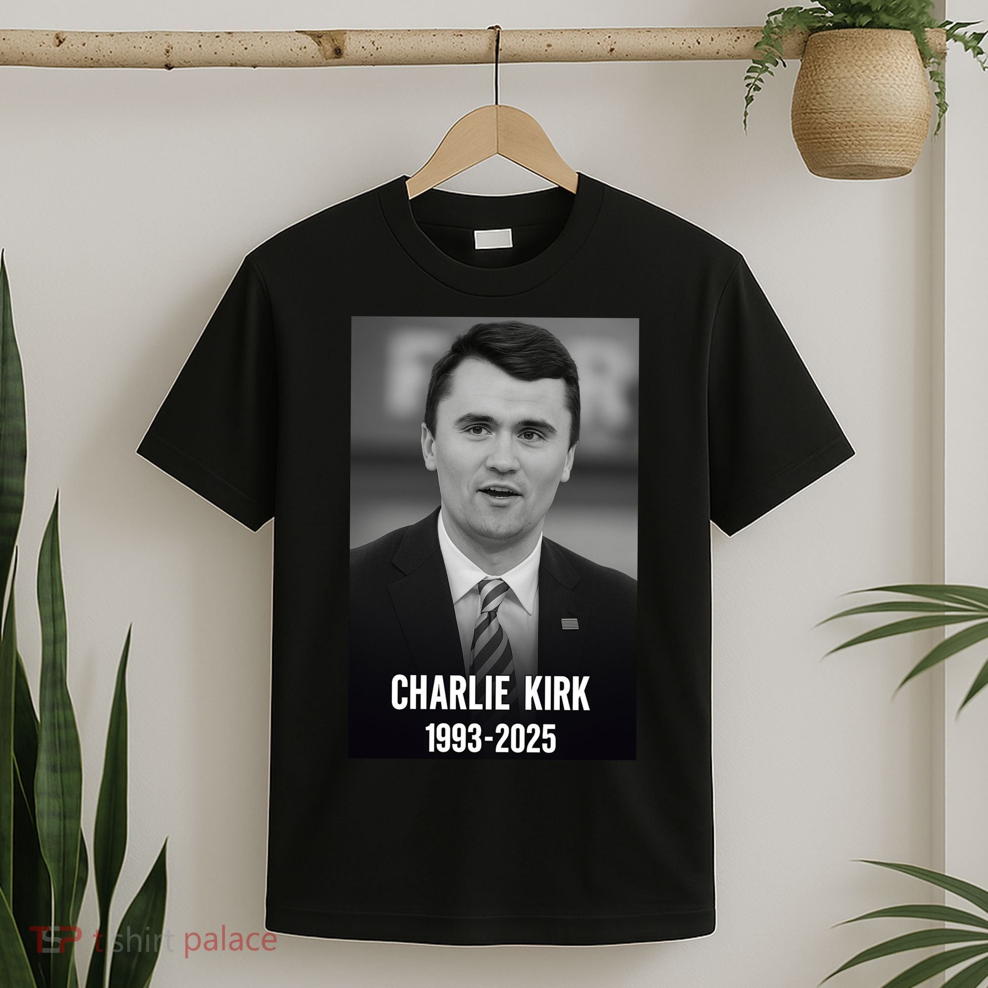 Charlie Kirk 1993-2025 Photograph T-Shirt