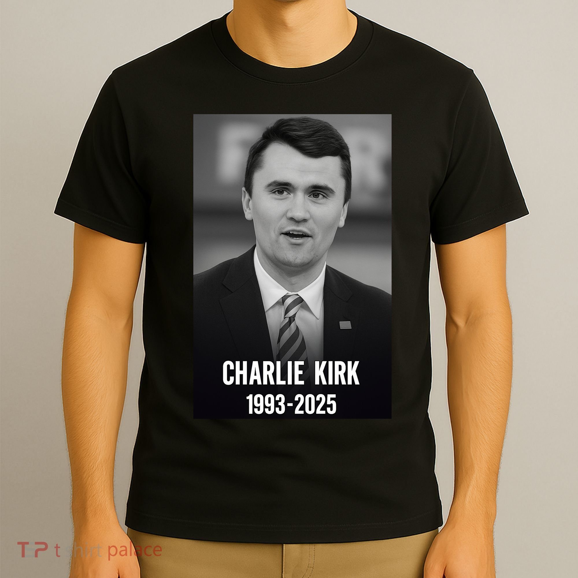 Charlie Kirk 1993-2025 Photograph T-Shirt