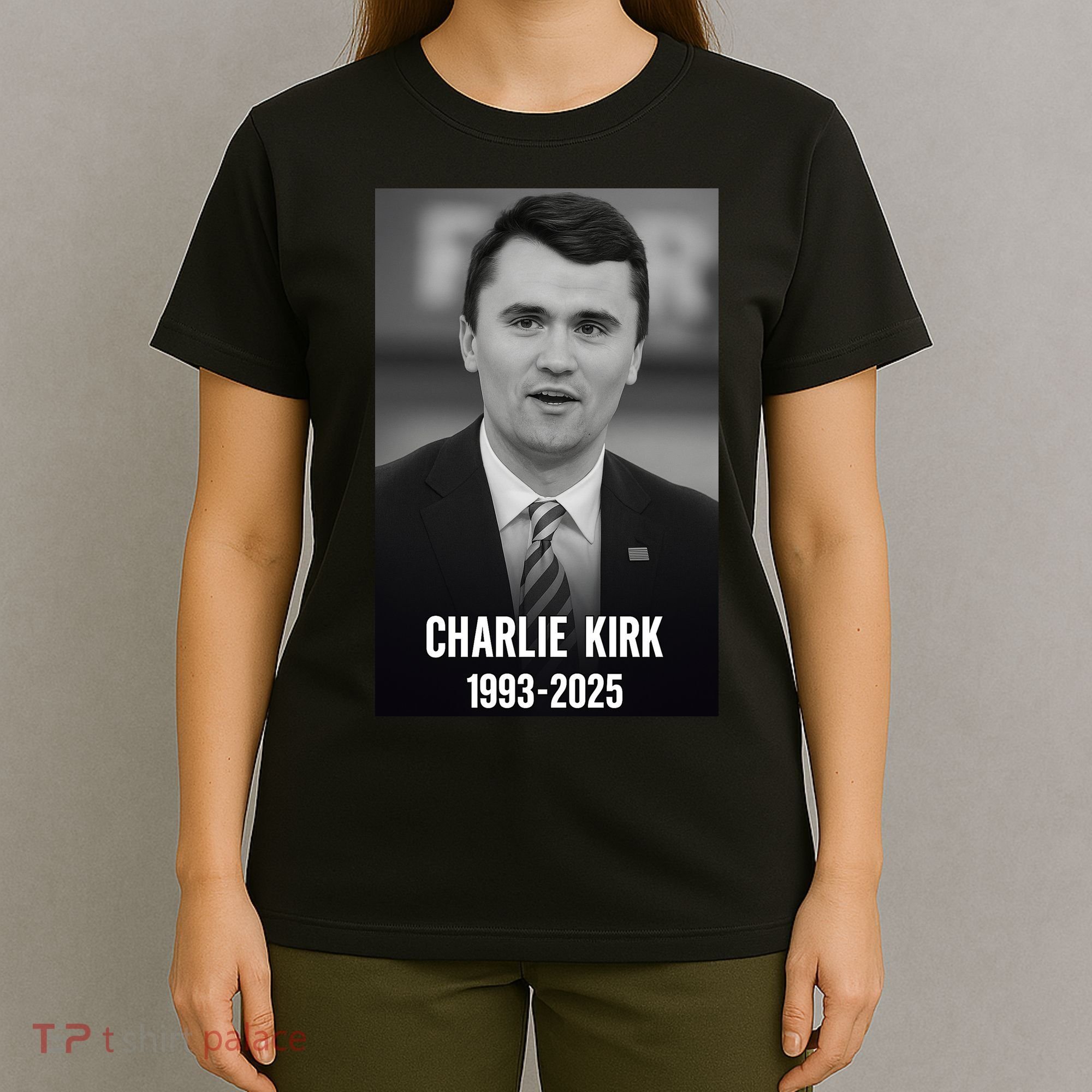 Charlie Kirk 1993-2025 Photograph T-Shirt
