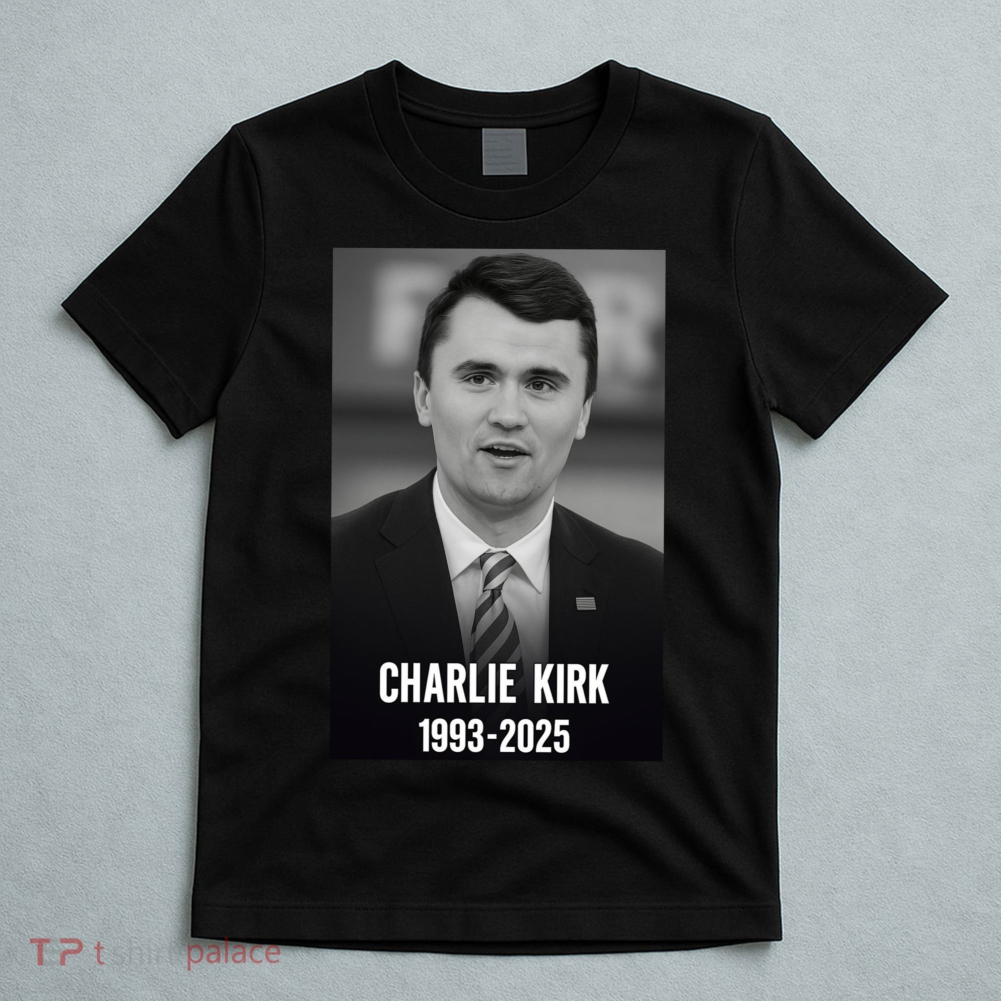 Charlie Kirk 1993-2025 Photograph T-Shirt