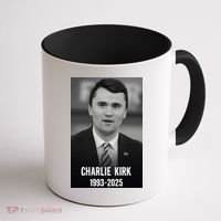 Charlie Kirk 1993-2025 Photograph Coffee Mug thumb 1