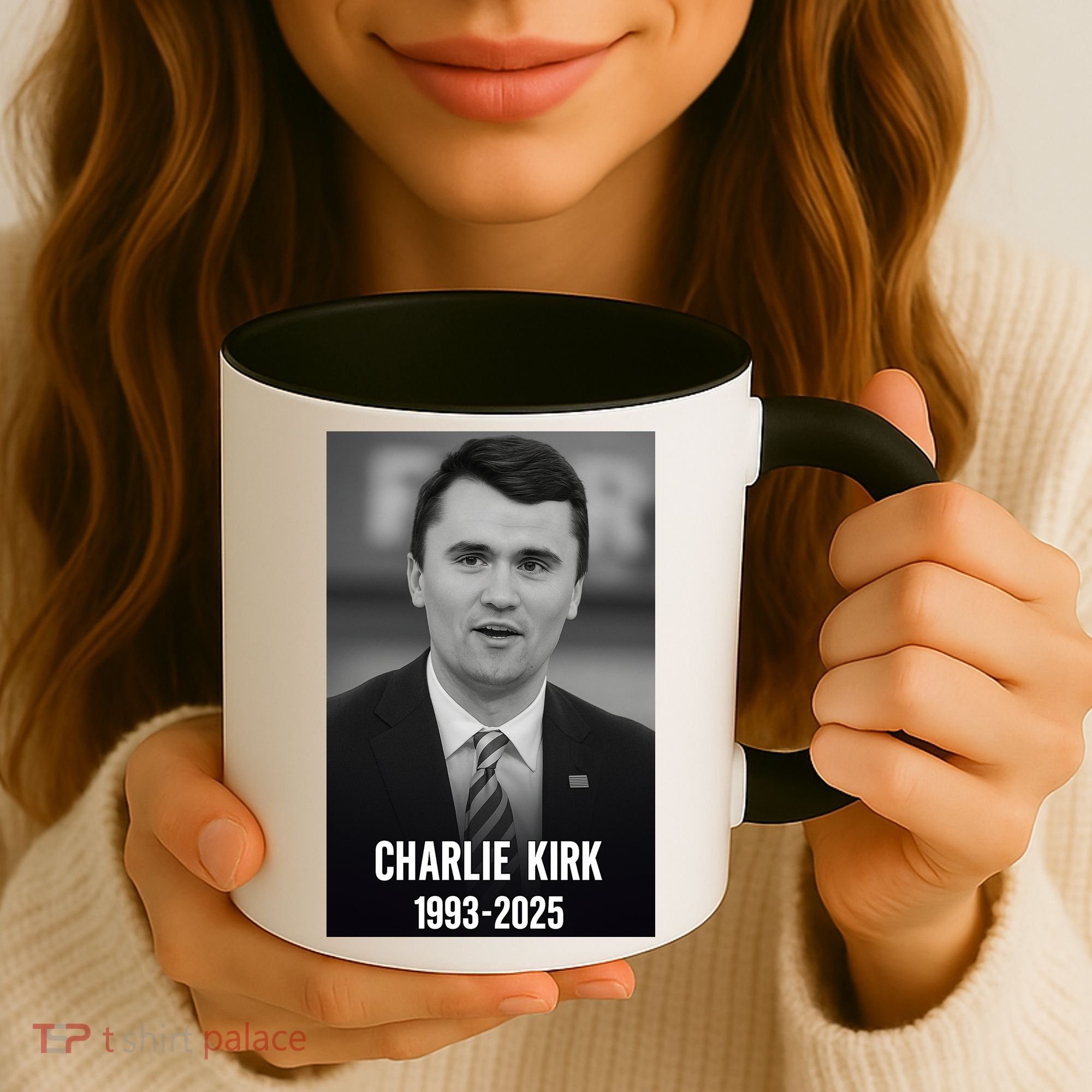 Charlie Kirk 1993-2025 Photograph Coffee Mug