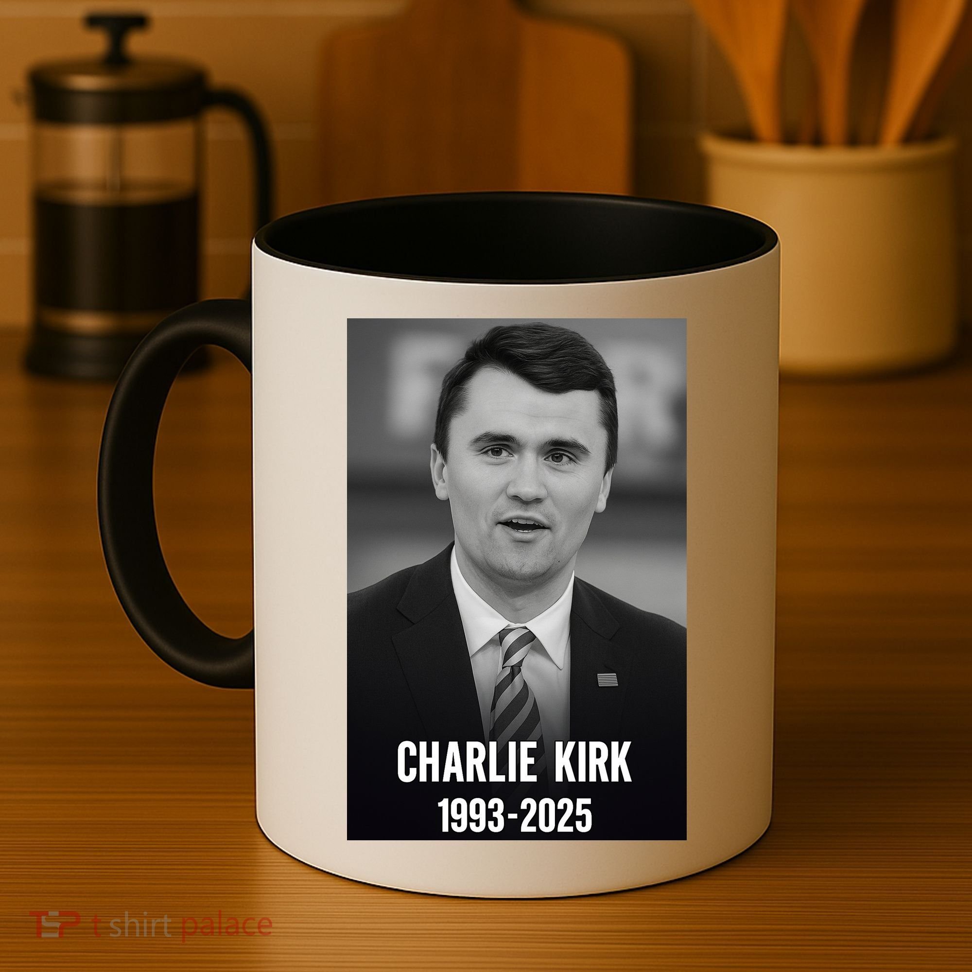 Charlie Kirk 1993-2025 Photograph Coffee Mug