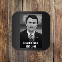 Charlie Kirk 1993-2025 Photograph Coaster thumb 0