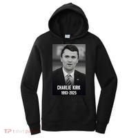 Charlie Kirk 1993-2025 Photograph Women's Hoodie thumb 0