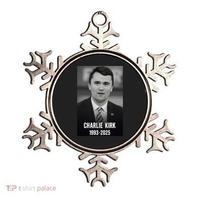 Charlie Kirk 1993-2025 Photograph Ornament