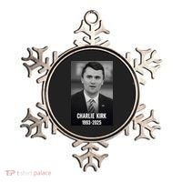 Charlie Kirk 1993-2025 Photograph Ornament thumb 0