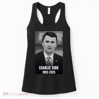 Charlie Kirk 1993-2025 Photograph Women's Tank Top thumb 0