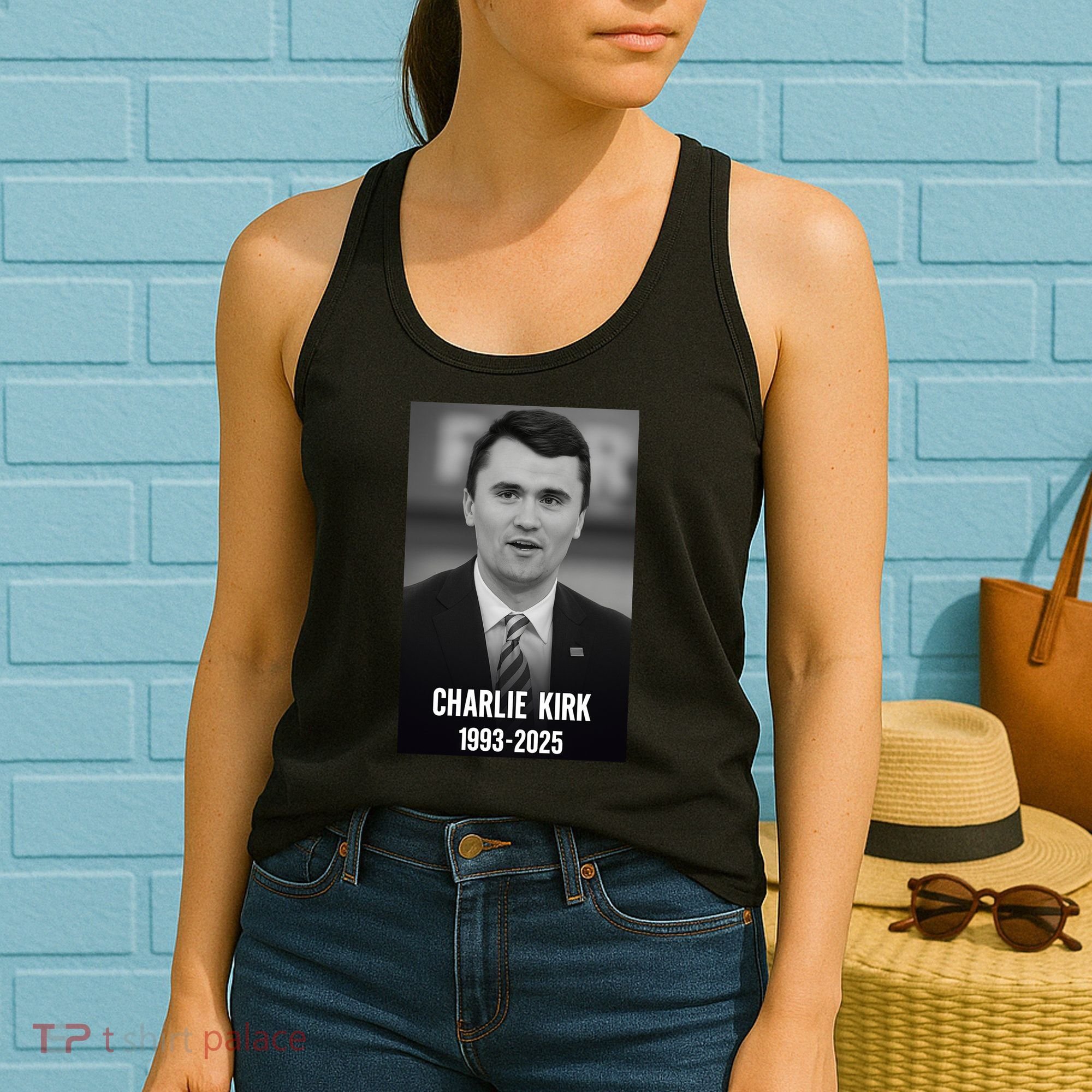 Charlie Kirk 1993-2025 Photograph Women's Tank Top