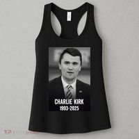 Charlie Kirk 1993-2025 Photograph Women's Tank Top thumb 3