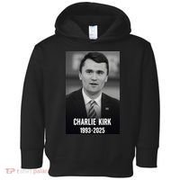 Charlie Kirk 1993-2025 Photograph Toddler Hoodie thumb 0