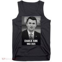 Charlie Kirk 1993-2025 Photograph Tank Top thumb 0