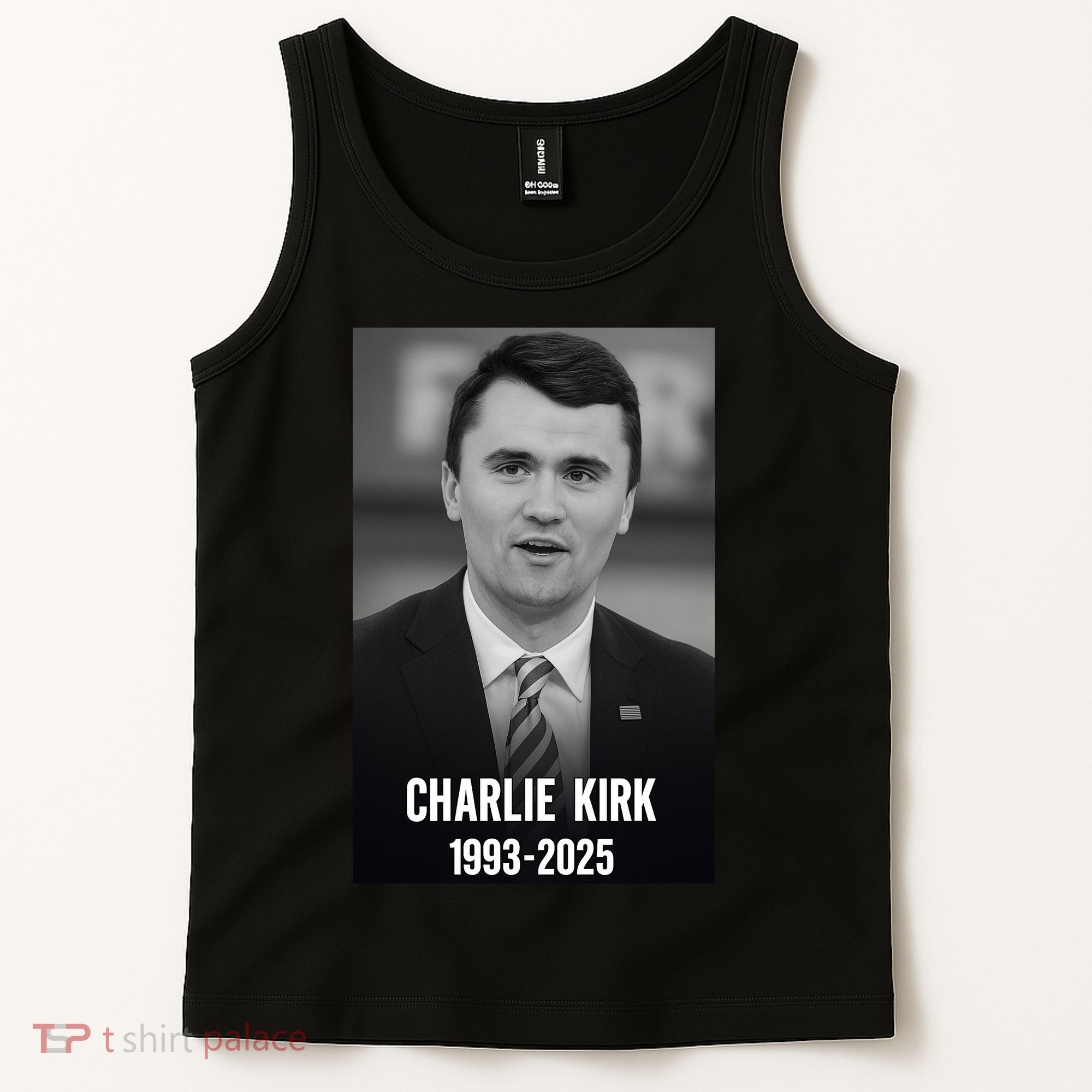Charlie Kirk 1993-2025 Photograph Tank Top