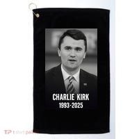Charlie Kirk 1993-2025 Photograph Golf Towel thumb 0