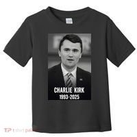 Charlie Kirk 1993-2025 Photograph Toddler T-Shirt thumb 0