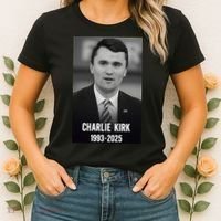 Charlie Kirk 1993-2025 Photograph Women's T-Shirt thumb 2