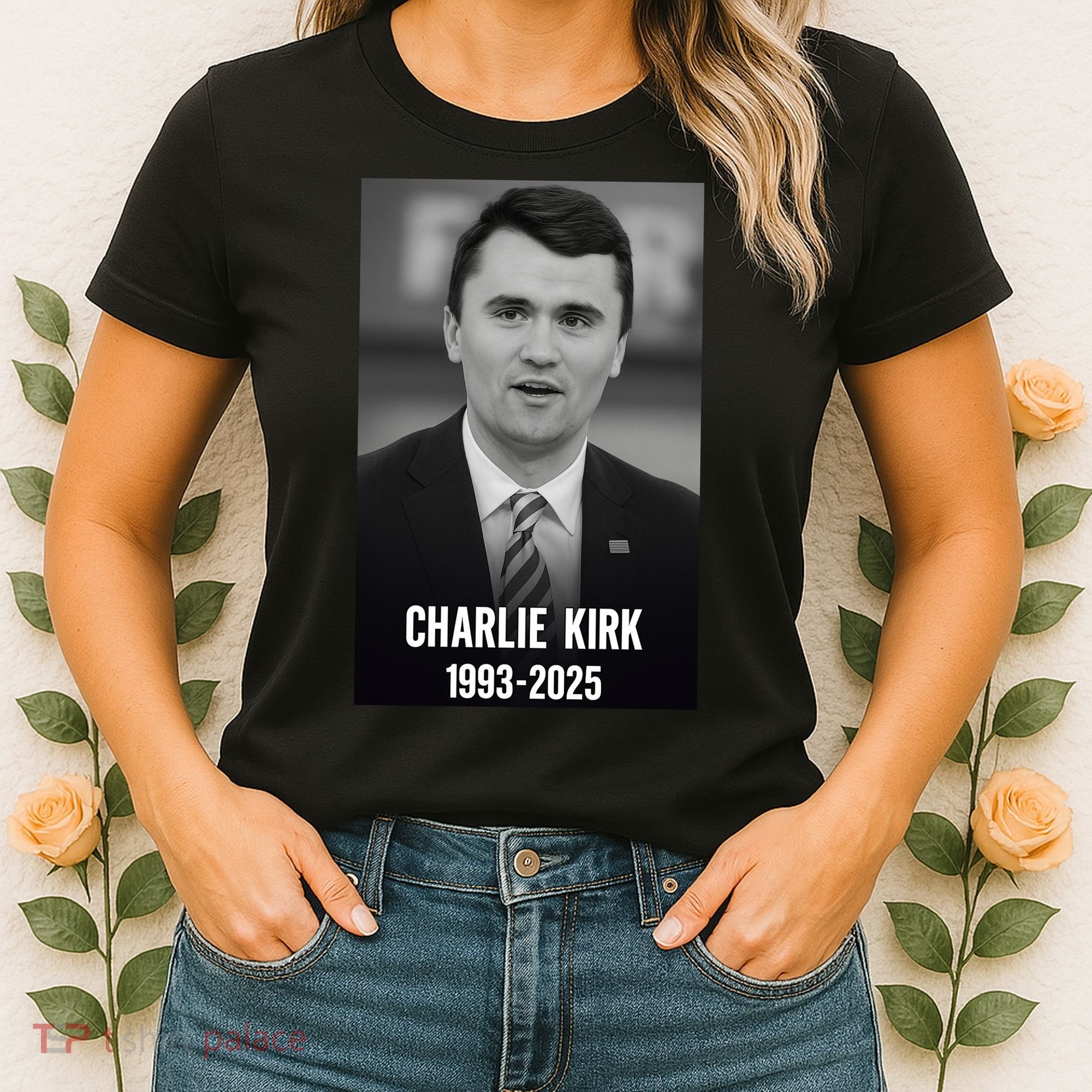 Charlie Kirk 1993-2025 Photograph Women's T-Shirt