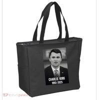Charlie Kirk 1993-2025 Photograph Tote Bag thumb 2