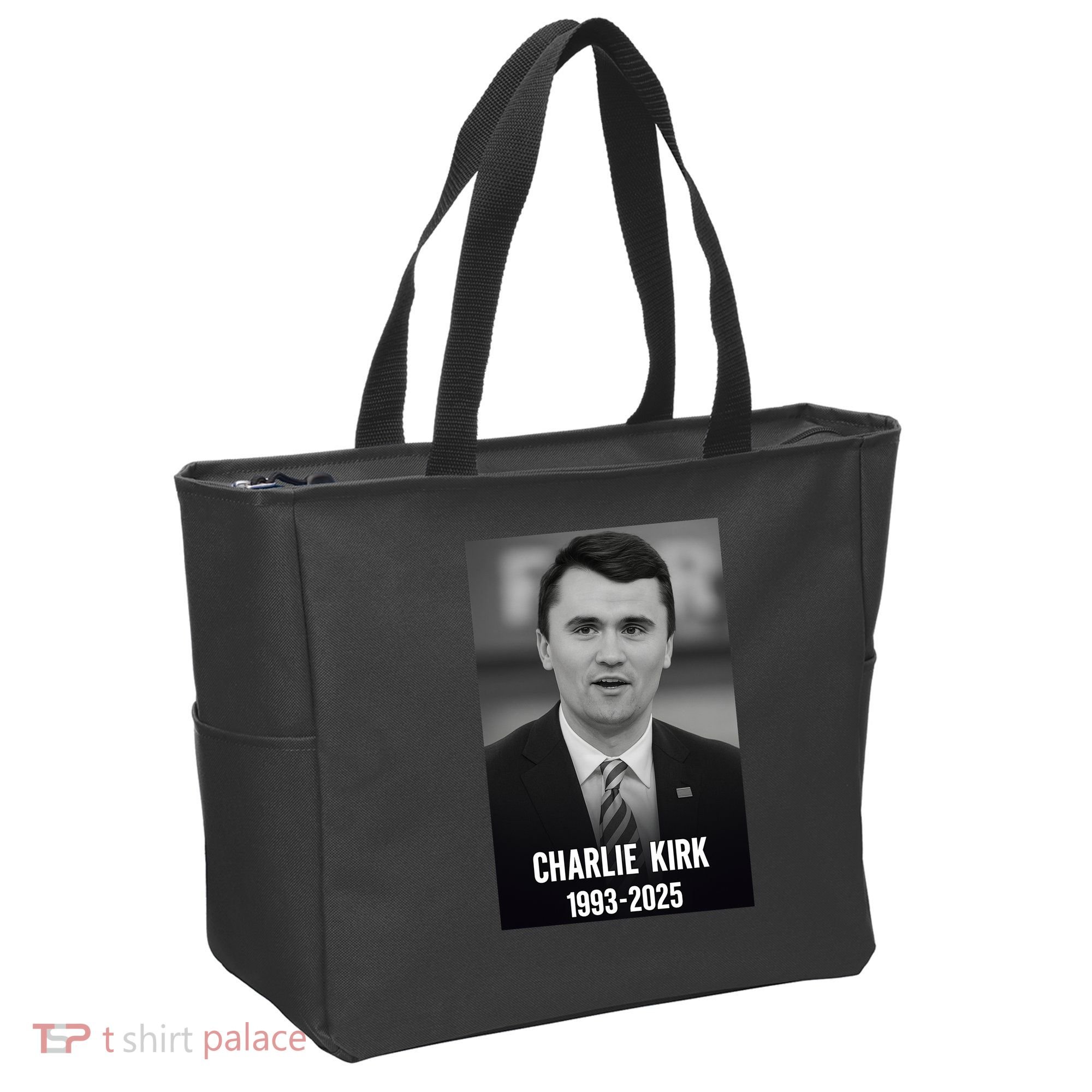 Charlie Kirk 1993-2025 Photograph Tote Bag