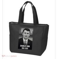 Charlie Kirk 1993-2025 Photograph Tote Bag thumb 3