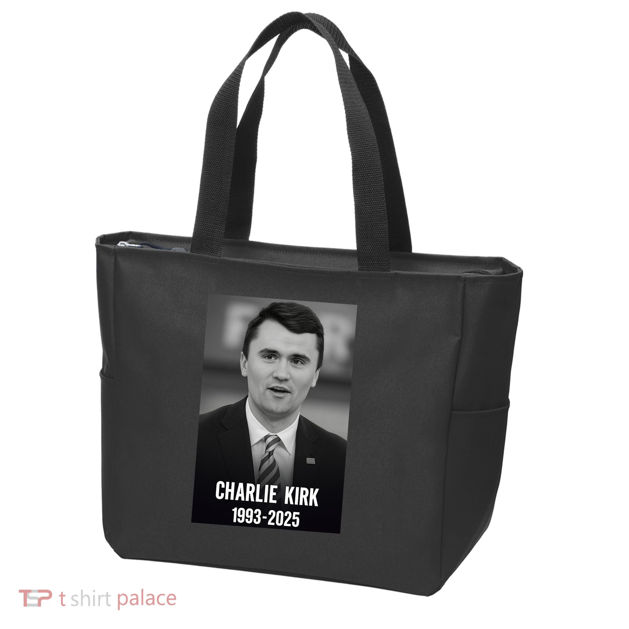 Charlie Kirk 1993-2025 Photograph Tote Bag
