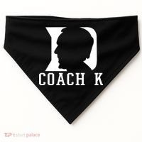 Coach K 1k Wins Basketball USA-Made Doggie Bandana thumb 0