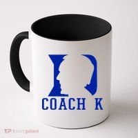 Coach K 1k Wins Basketball Coffee Mug thumb 0