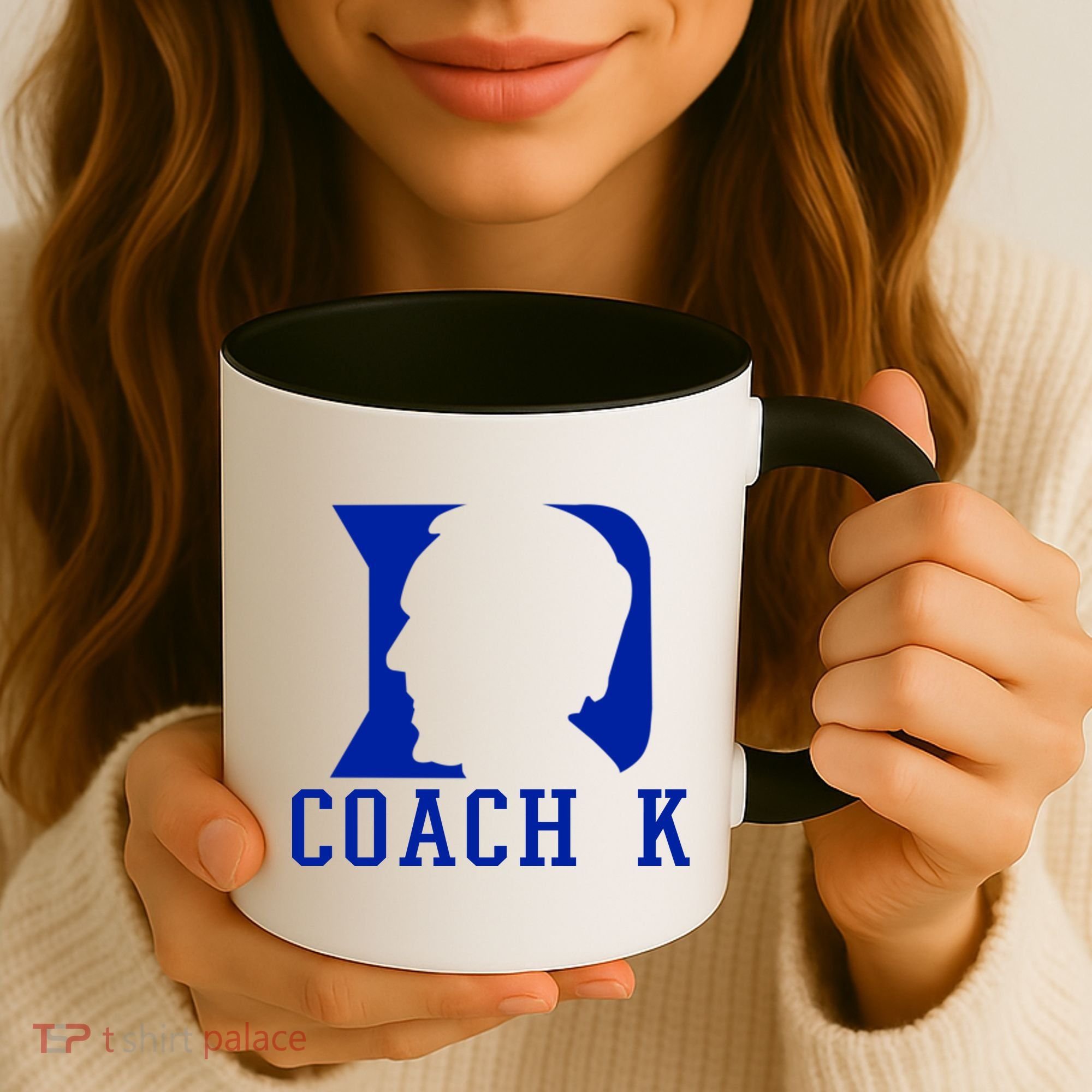 Coach K 1k Wins Basketball Coffee Mug