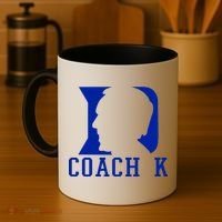 Coach K 1k Wins Basketball Coffee Mug thumb 4