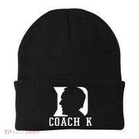Coach K 1k Wins Basketball Beanie thumb 0