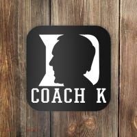 Coach K 1k Wins Basketball Coaster thumb 0