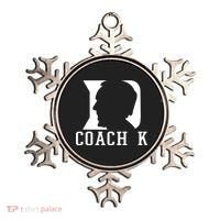 Coach K 1k Wins Basketball Ornament thumb 0