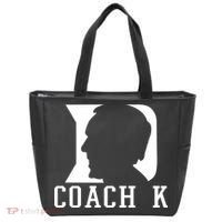 Coach K 1k Wins Basketball Tote Bag thumb 0