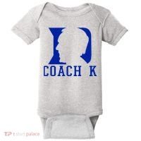 Coach K 1k Wins Basketball Baby Bodysuit thumb 0