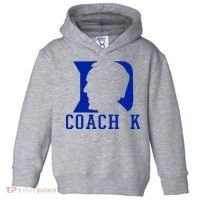 Coach K 1k Wins Basketball Toddler Hoodie thumb 0