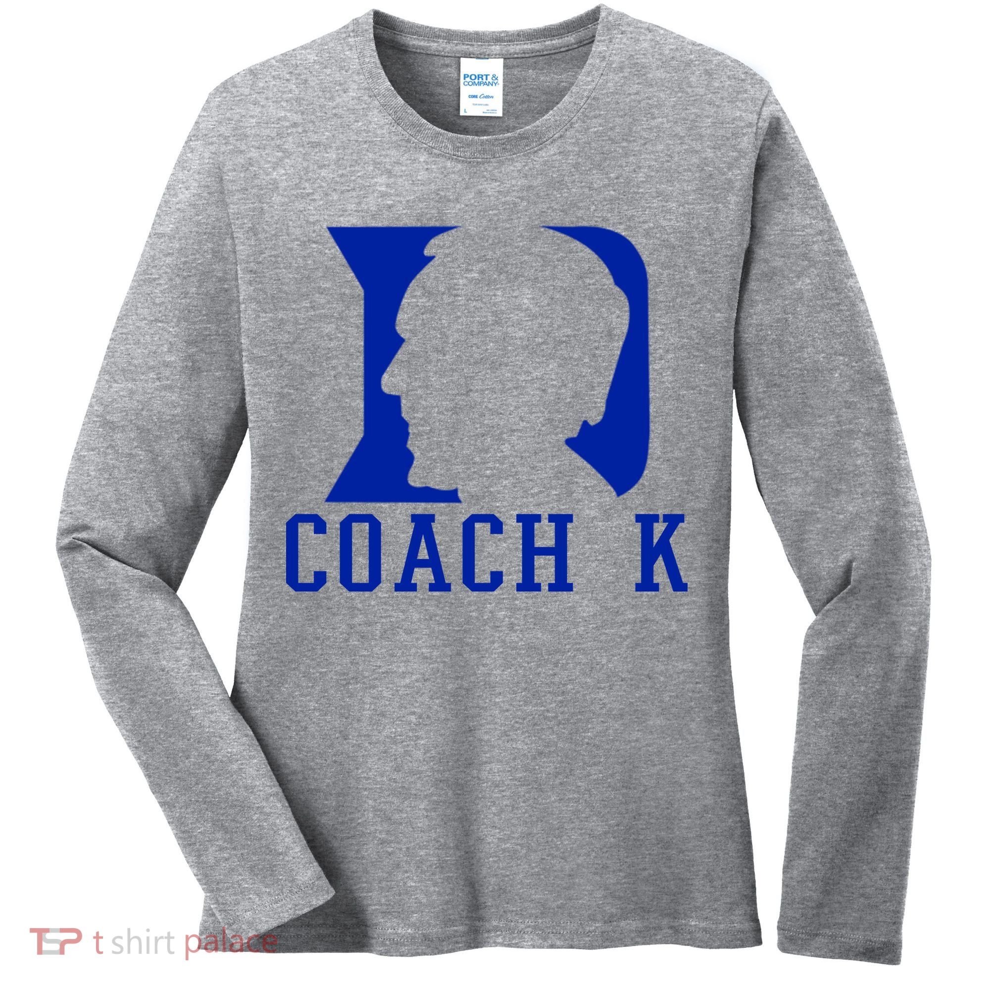 Coach K 1k Wins Basketball Women's Long Sleeve Shirt