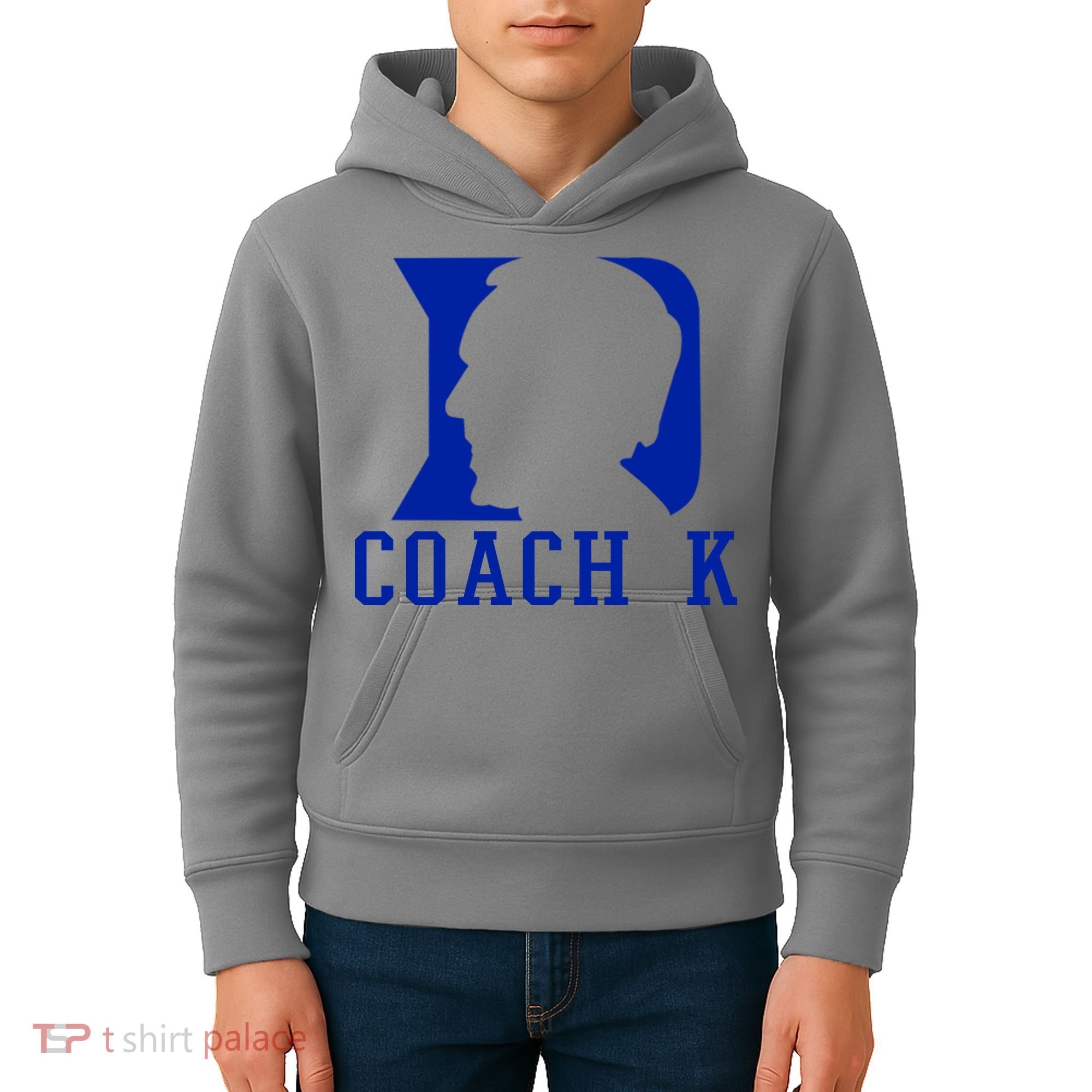 Coach K 1k Wins Basketball Kids Hoodie