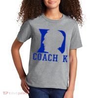 Coach K 1k Wins Basketball Kids T-Shirt thumb 2