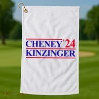 Cheney Kinzinger 2024 Election Golf Towel thumb 1