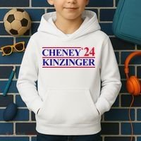 Cheney Kinzinger 2024 Election Kids Hoodie thumb 2
