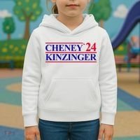 Cheney Kinzinger 2024 Election Kids Hoodie thumb 3