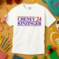 Cheney Kinzinger 2024 Election Kids T-Shirt thumb 3
