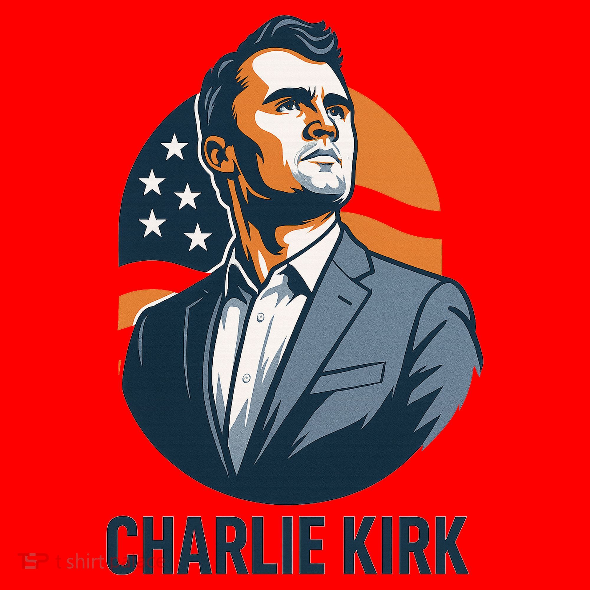 Charlie Kirk 3d Heroic  Santa Hat