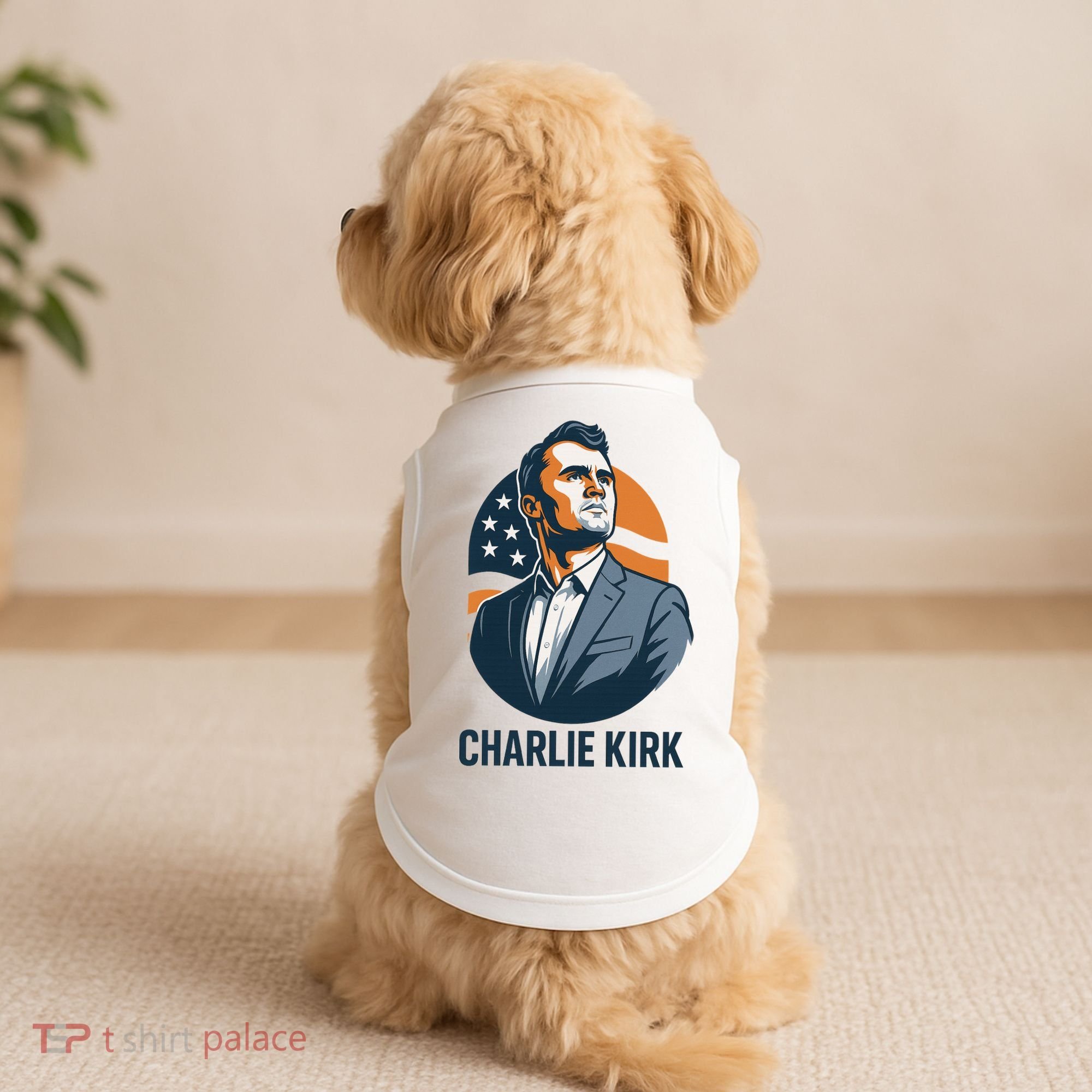 Charlie Kirk 3d Heroic  Doggie Tank
