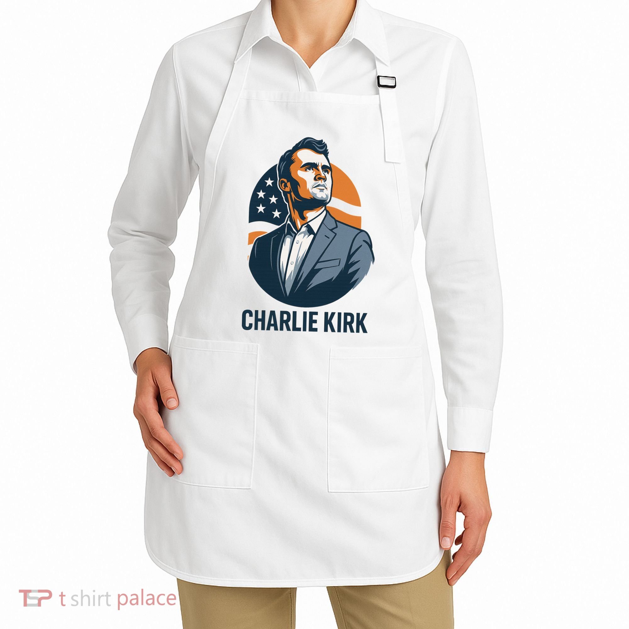 Charlie Kirk 3d Heroic  Apron