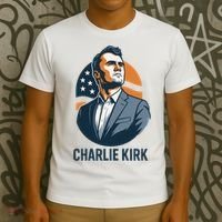 Charlie Kirk 3d Heroic  T-Shirt thumb 3